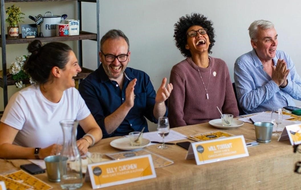 Judges taste-testing during the Great Taste Awards