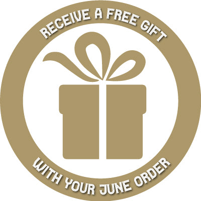Free gift with every order in June on CCD