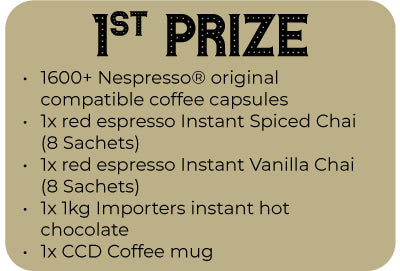 Win with CCD 1st Prize