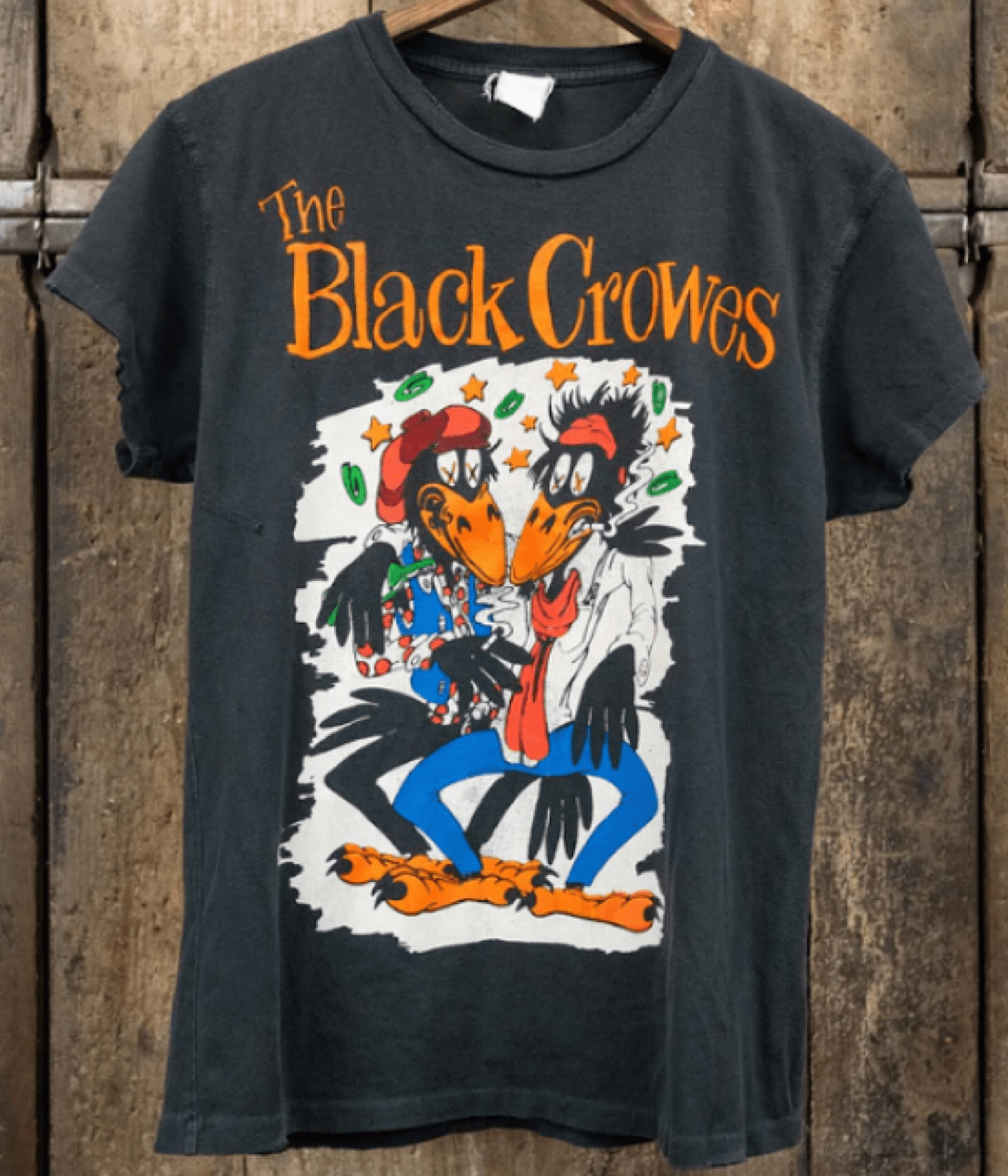 直販特価 ヴィンテージ THE BLACK CROWES 総柄 Tシャツ L メンズ