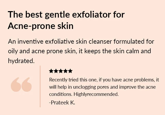 exfoliative skin cleanser