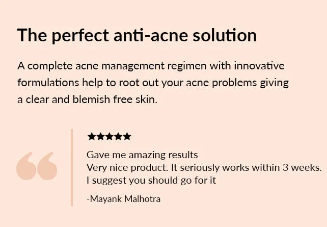 Salyzap Anti Acne Kit-Customer review