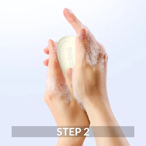 Massage gently to form a lather and rinse off