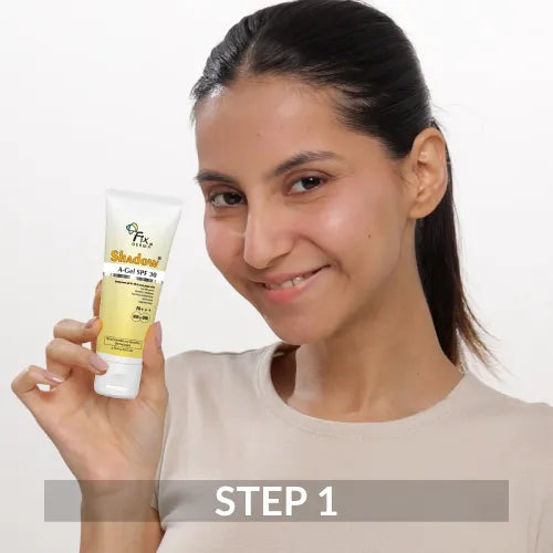 Shadow Sunscreen A-Gel SPF 30 step 1