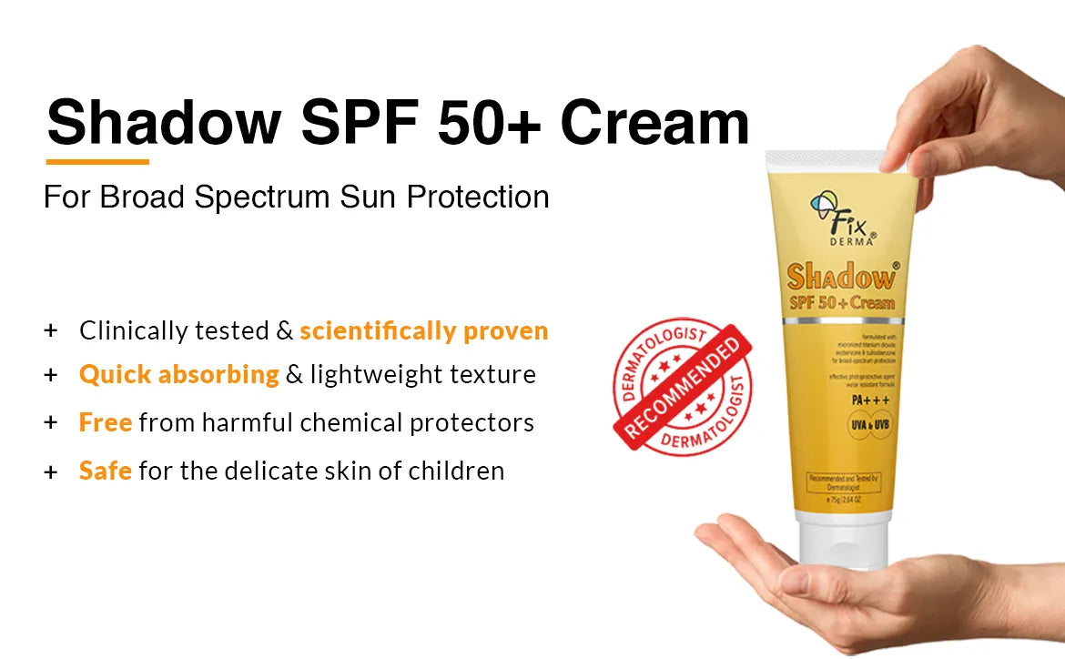 Fixderma Skincare Shadow Sunscreen For Dry Skin SPF 50 + Cream