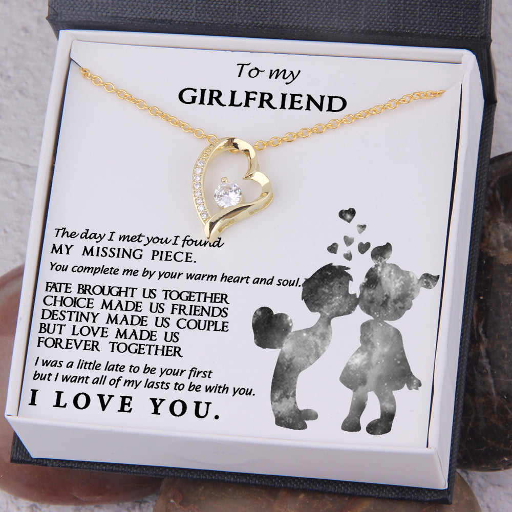 Heart Necklace - To My Girlfriend