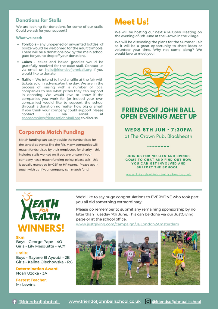 Summer Fair Newsletter Page 2
