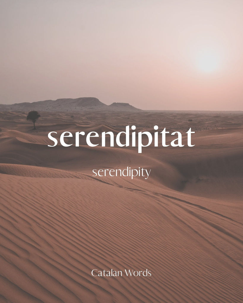 Serendipitat. Paraules boniques en català amb significats bonics. | Catalan Words