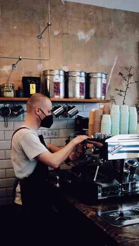 Field Coffee Cherry Ripe Blend at Cafe Kraft in Berlin