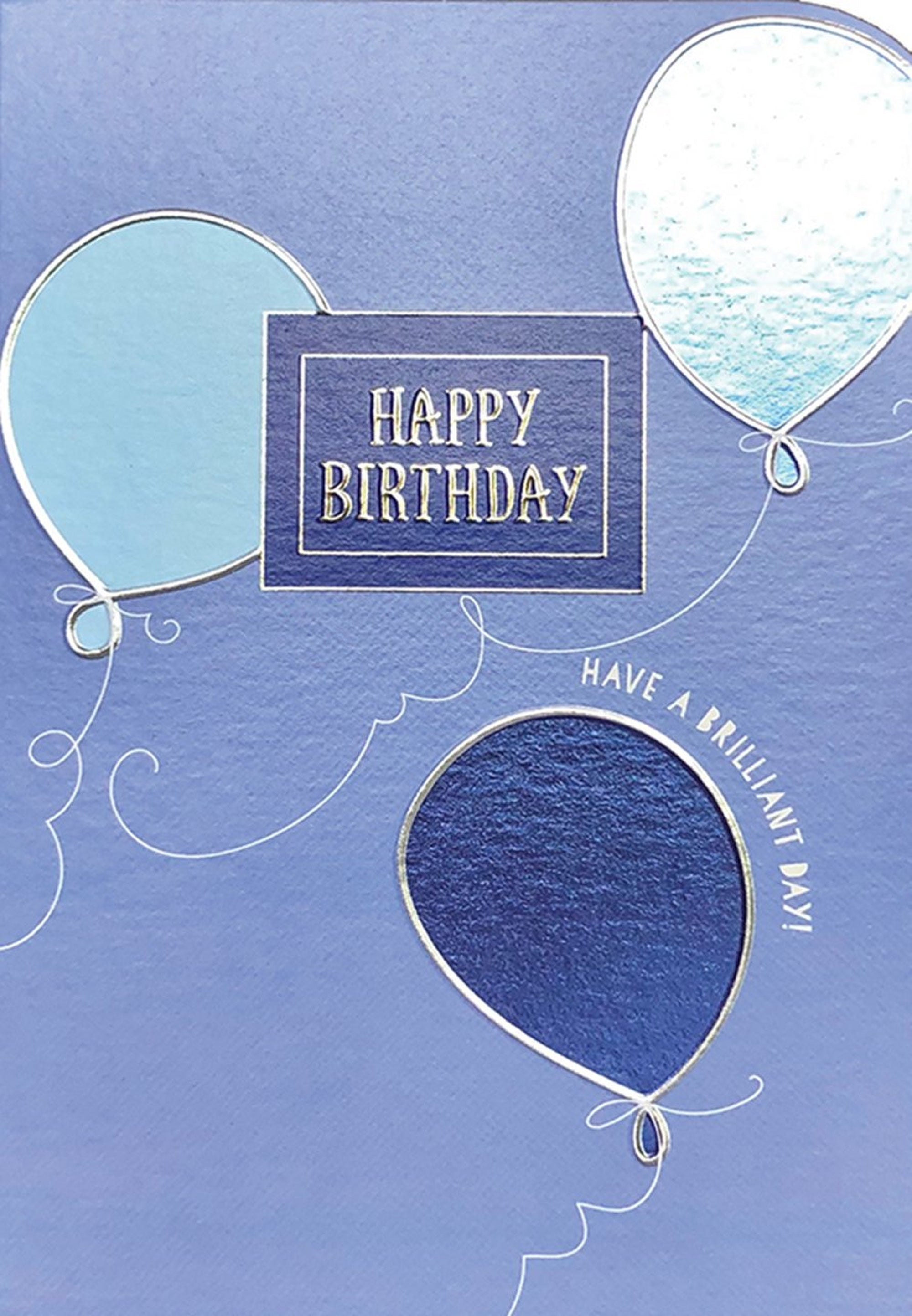 Birthday card Male Balloons