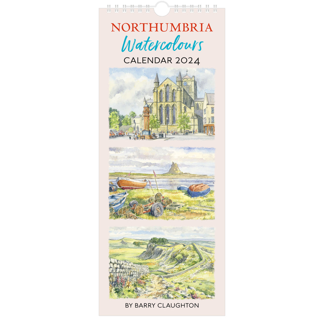 Northumbria Watercolours Calendar 2024 Great Stuff from Cardtoons