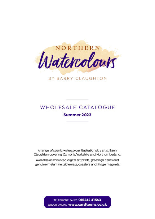 Download our Summer 2023 Northern Watercolours trade catalogue