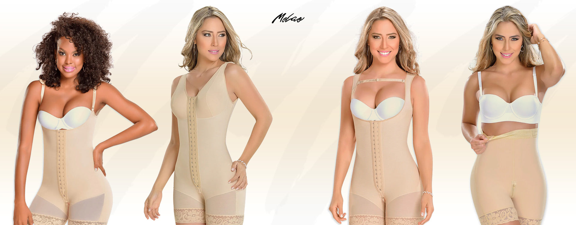 Buy M&D 0048 Full Body Shaper Mid Thigh Bodysuit