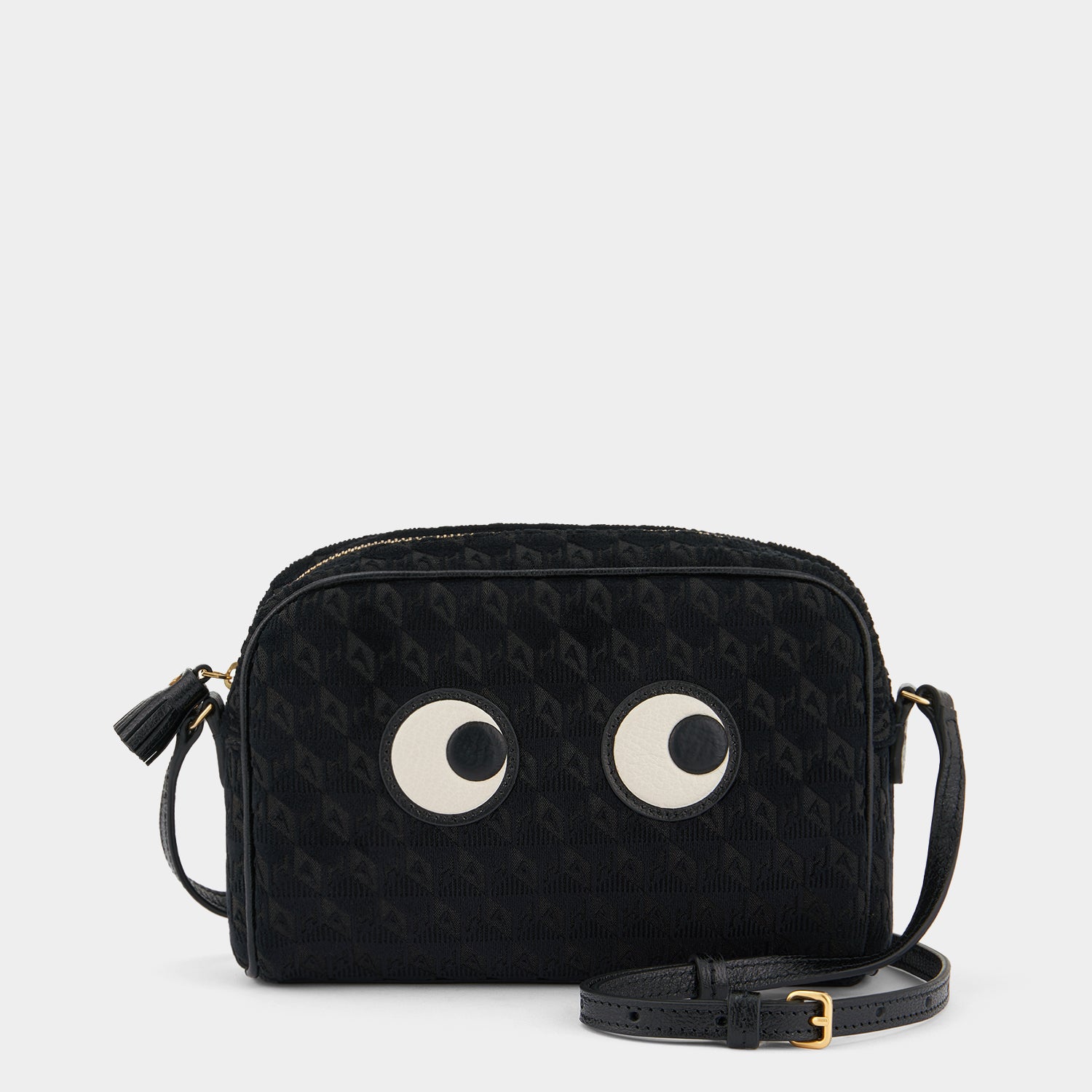 ANYA HINDMARCH ボア クラッチバッグ eyes-