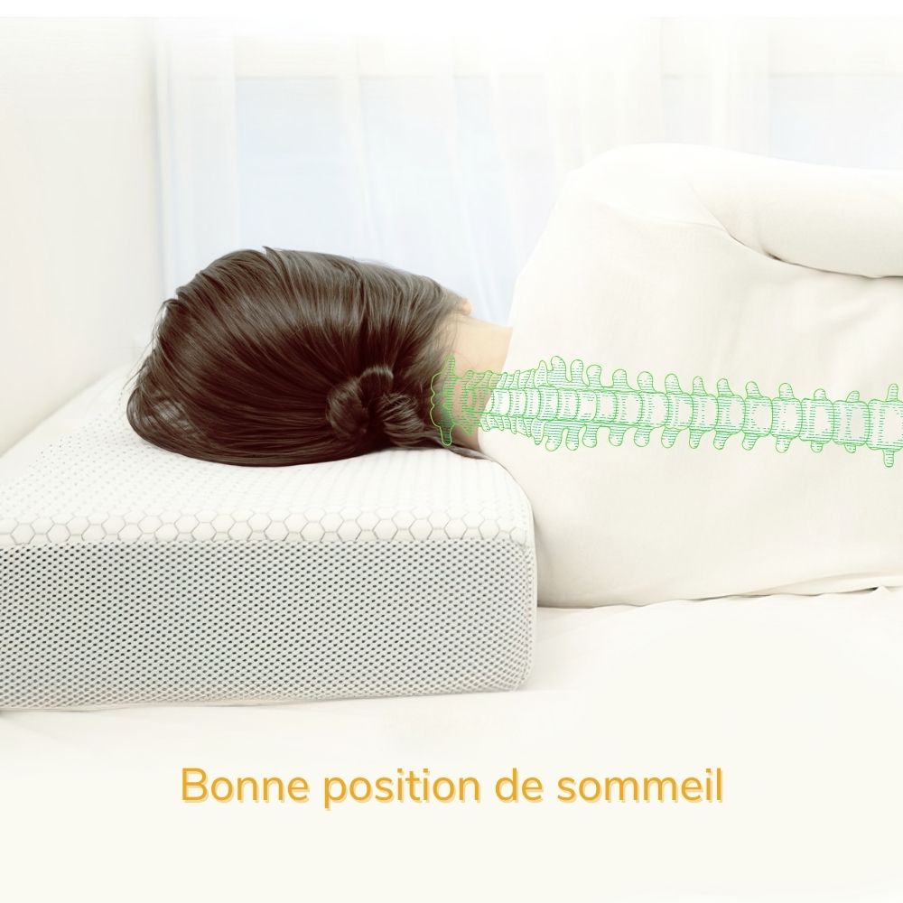 Comment bien dormir sur le côté en utilisant notre coussin pour les cervicales?