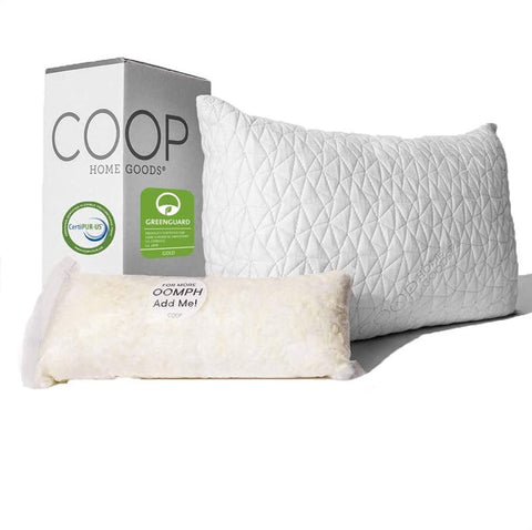 L'oreiller ajustable de Coop Home Goods