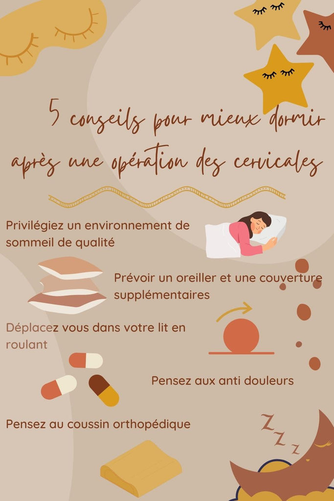 conseils pour mieux dormir après une opération des cervicales