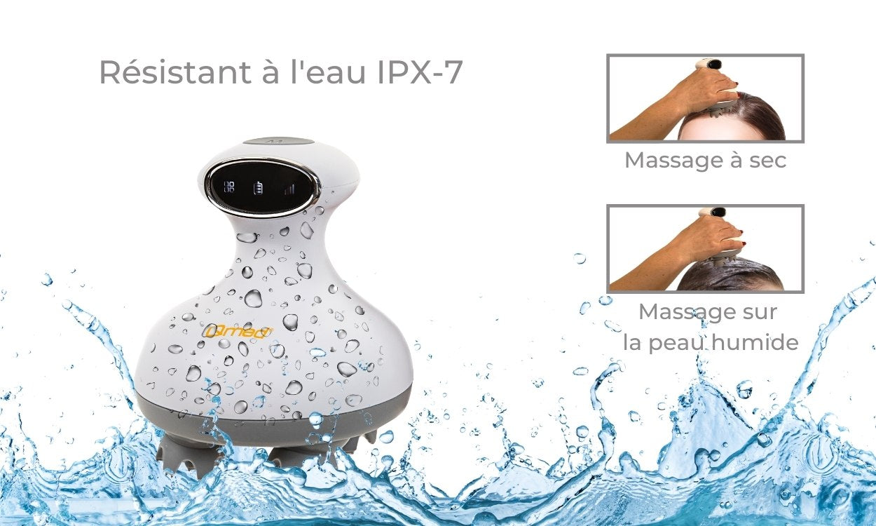 appareil de massage a sec et a la peau humide