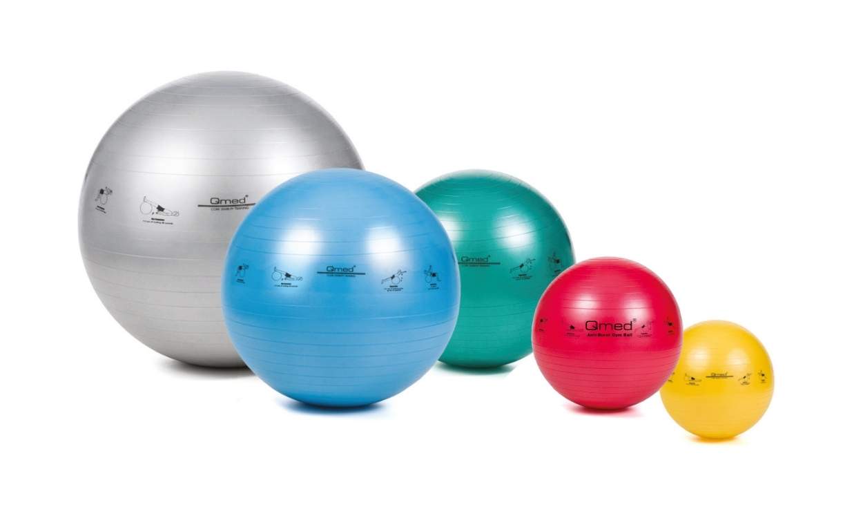 Phoenix Fitness Ballon de fitness anti-éclatement - Ballon d'exercice avec  pompe à main - Ballon de yoga suisse - Peut être utilisé comme ballon