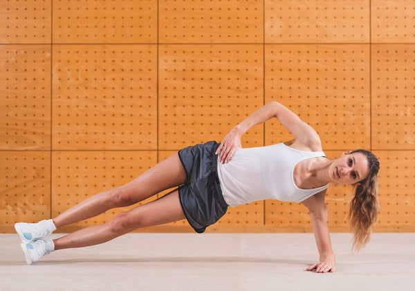 Exercice de renforcement musculaire  la planche