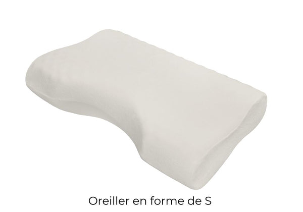 Conception d'oreiller ergonomique : Forme de S