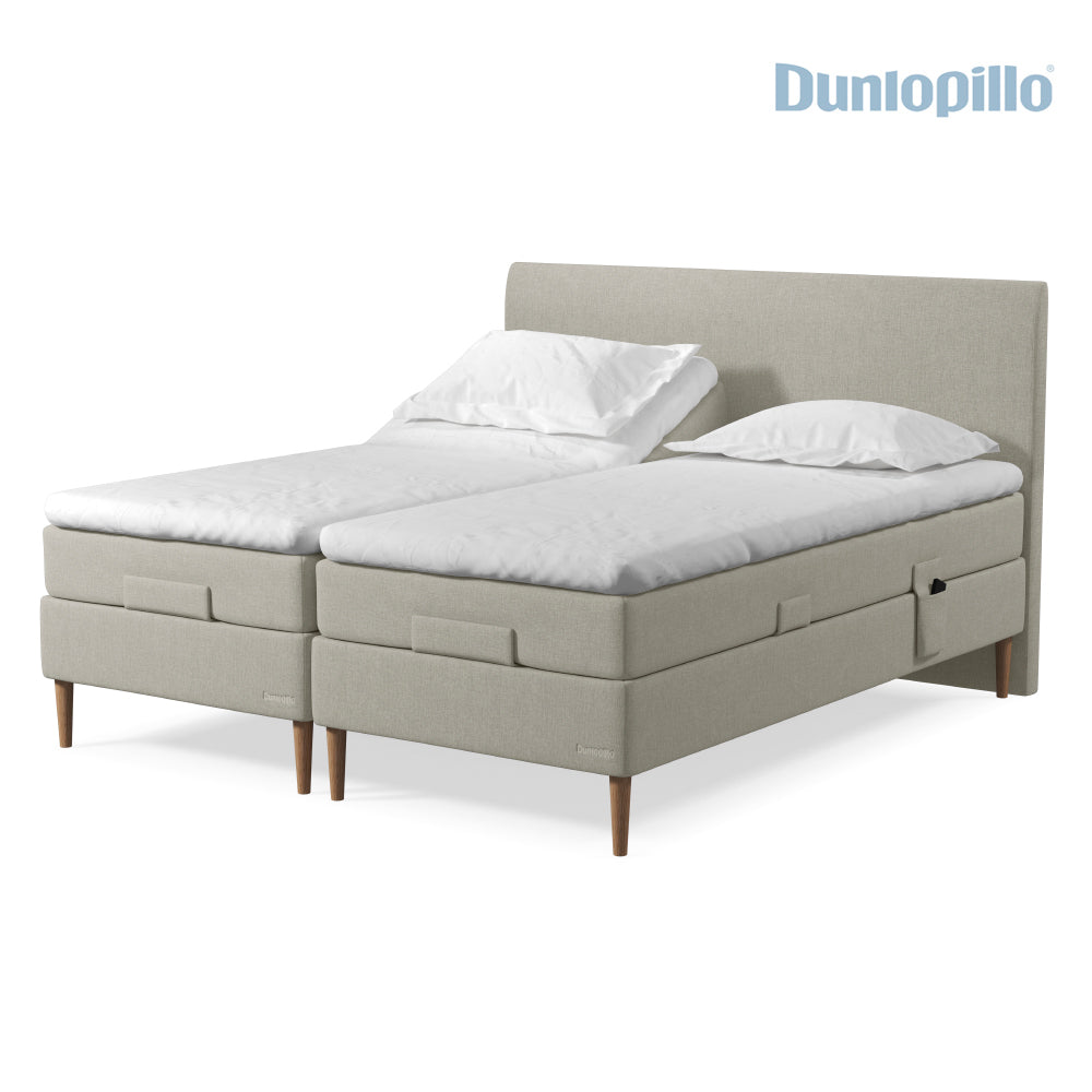 Dunlopillo Pure Elevationsseng mx Ben og Gavl 180x200