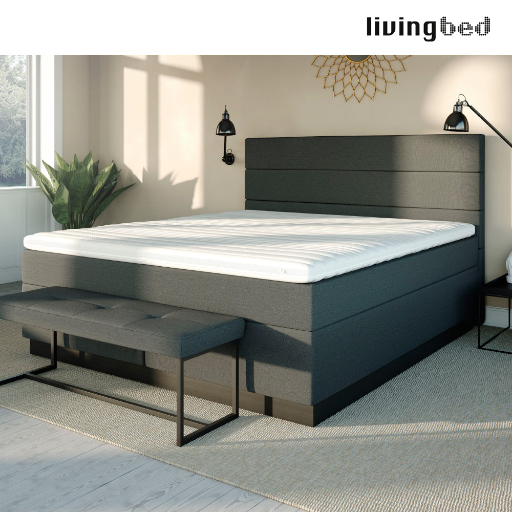 6: Livingbed Lux Kontinental mx Sokkel 160x200