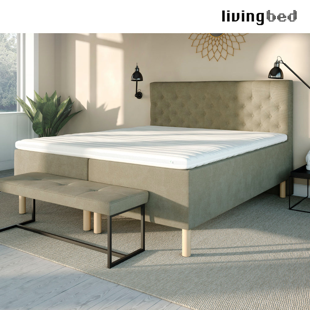 7: Livingbed Lux - Fløjl Boxmadras