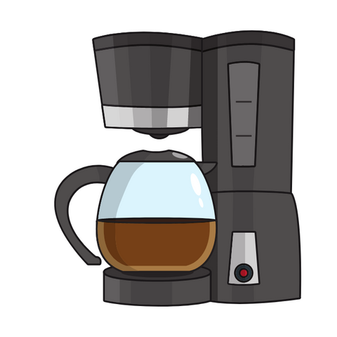 animated photo of a coffee pot