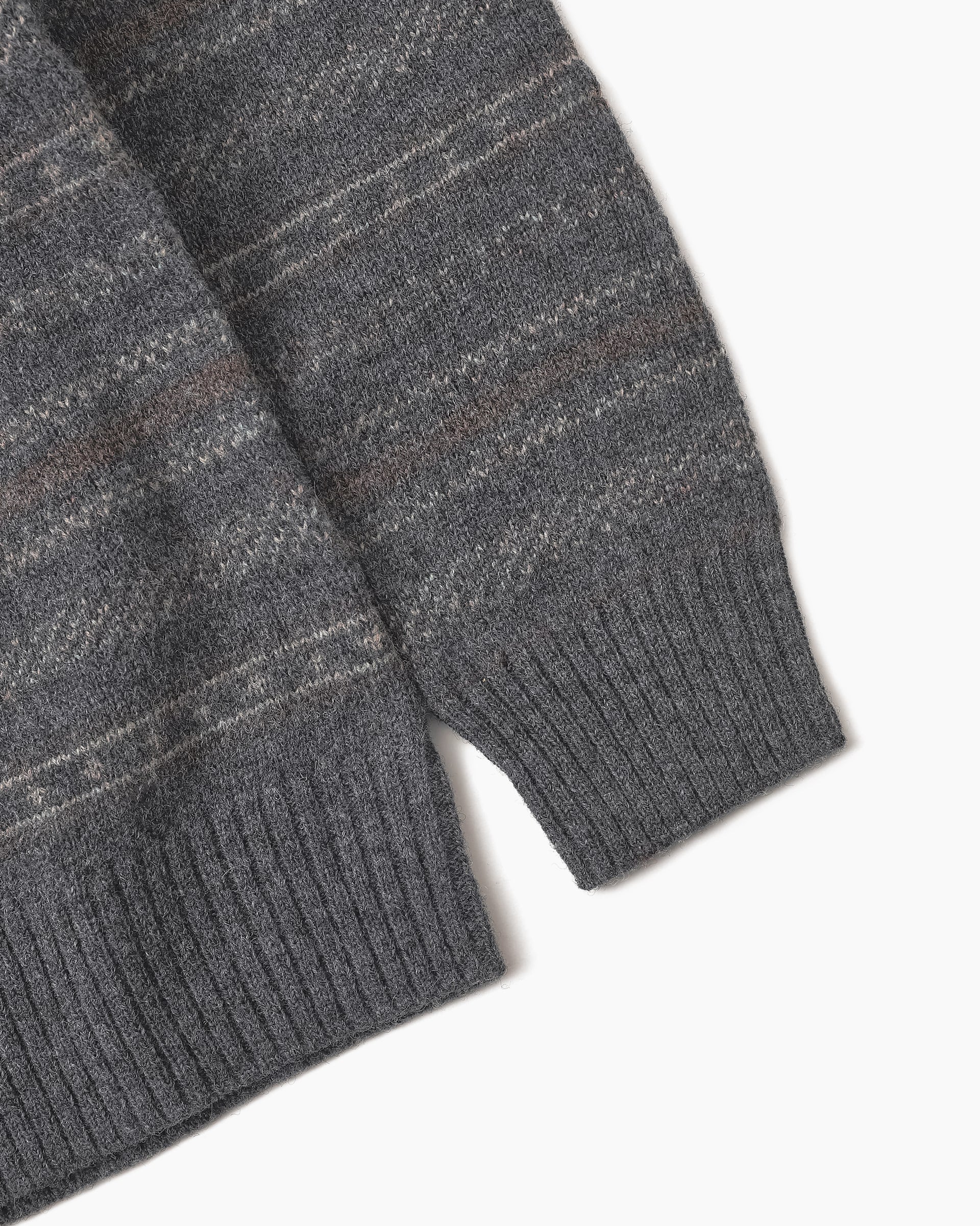 Adsum Nordic Crewneck Sweater Charcoal