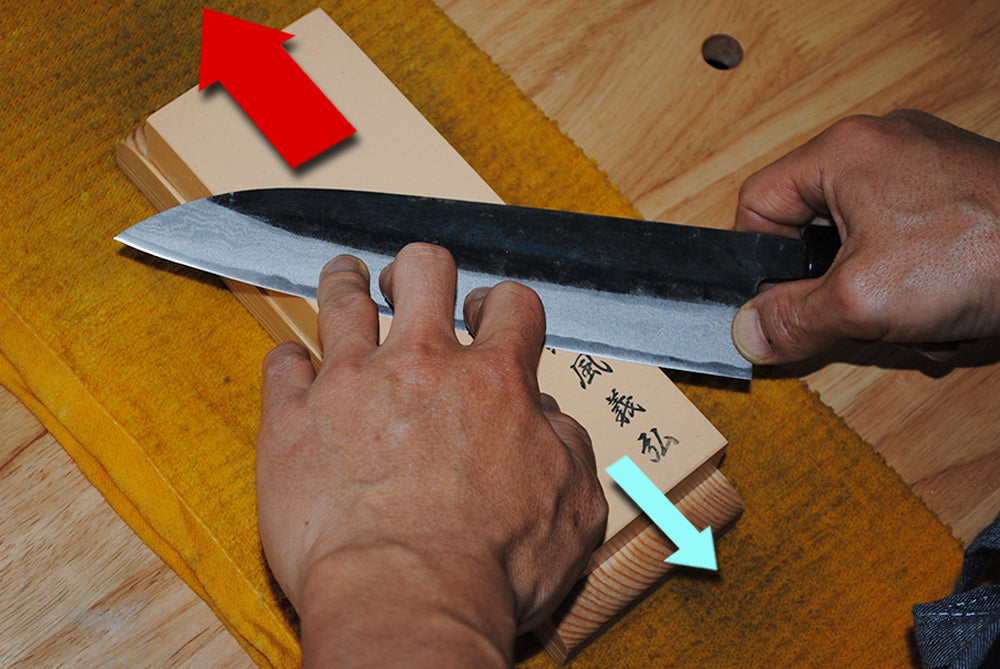 Yoshihiro Professional Grade Toishi Japanese Whetstone Knife Sharpener  Water Stones (#1000 girt)