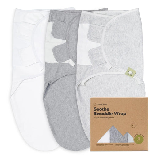 KeaBabies Deluxe Baby Bamboo Viscose Washcloths (6 Pack) - Stone