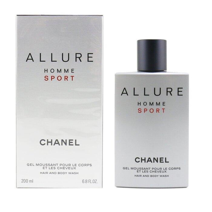 allure homme sport hair and body wash