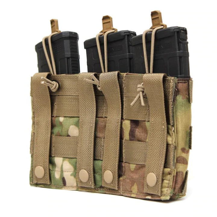 London Bridge Trading LBT Triple 5.56 Speed Draw Pouch Multicam