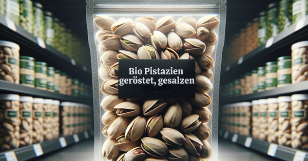 Bio Pistazien geröstet, gesalzen in germany