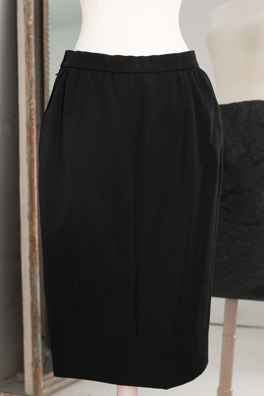 Tailleur noir Yves Saint Laurent Haute Couture
