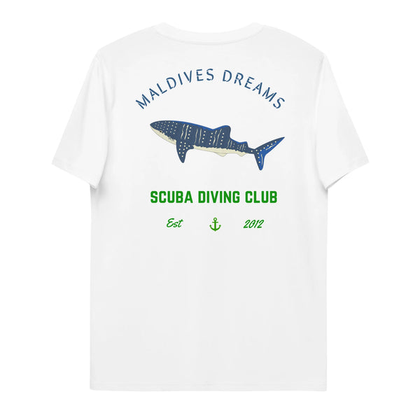 camiseta maldivas tiburón ballena