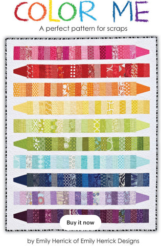 Color Me Quilt Pattern - Rainbow Roundup at Penny Spool Quilts