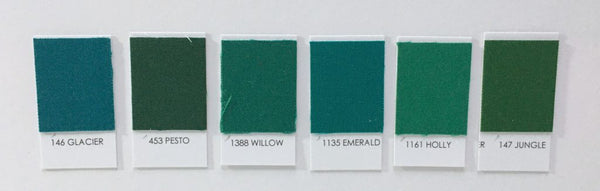 Facets modern HST quilt pattern, emerald birthstone fabric kit