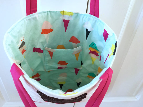 Ice Cream Tote by Penny Spool Quilts