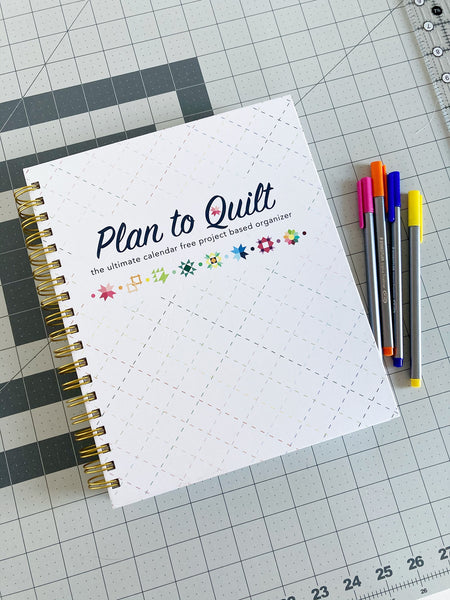 plan to quilt quilt planner and journal