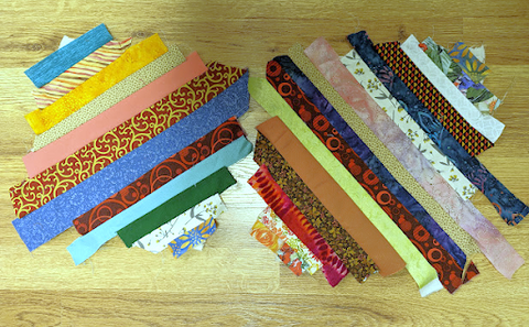 Scrap management blog series - how to make string quilts tutorial
