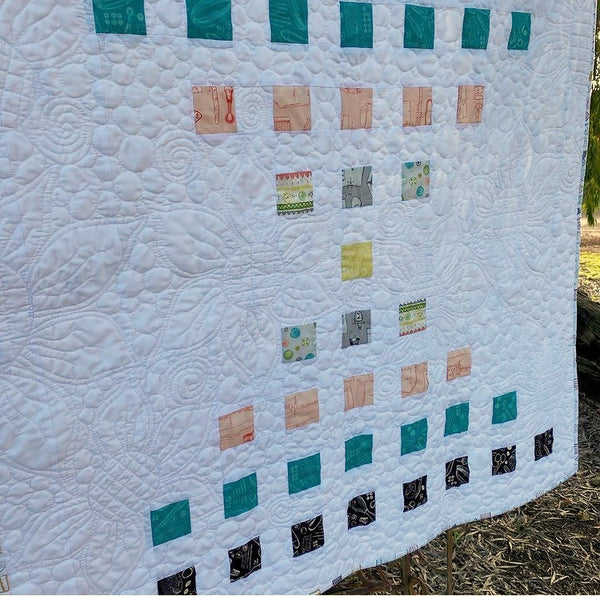 Staccato Quilt Pattern by Penny Spool Quilts - Tester Quilt by Carol Martella