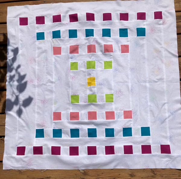 Staccato Quilt Pattern by Penny Spool Quilts - Tester Quilt by Maureen Taylor 