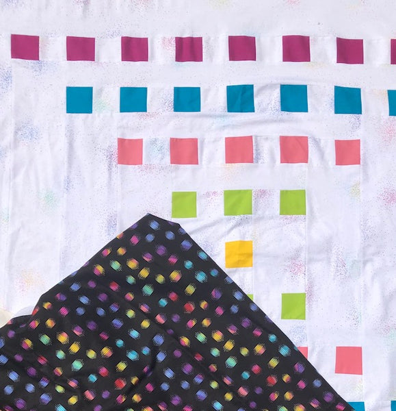 Staccato Quilt Pattern by Penny Spool Quilts - Tester Quilt by Maureen Taylor 