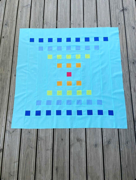 Staccato Quilt Pattern by Penny Spool Quilts - Tester Quilt by Viky Kuhn