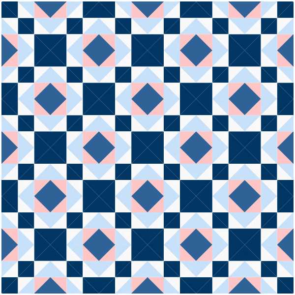 Victorian Tiles Quilt Pattern by Penny Spool Quilts - Variations