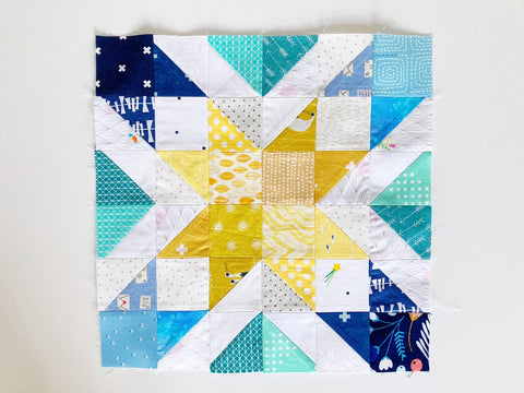 Web piecing tutorial - Penny Spool Quilts - step 11