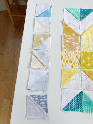 Web piecing tutorial - Penny Spool Quilts - step 3