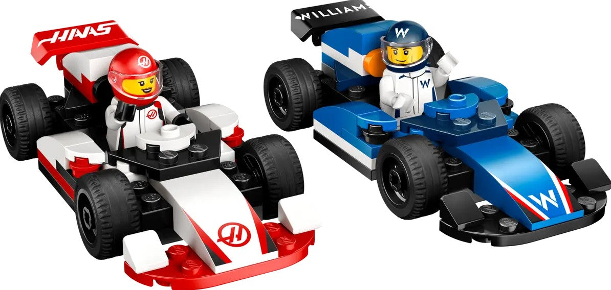 LEGO® City F1®Williams Racing & Haas F1® Race Cars – 60464